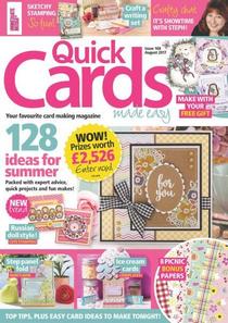 Quick Cards Made Easy - August 2017 - Download