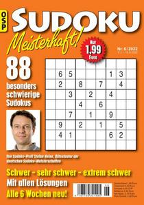 Sudoku Meisterhaft - Nr.6 2022 - Download