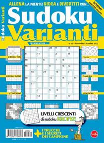 Sudoku Varianti – novembre 2022 - Download