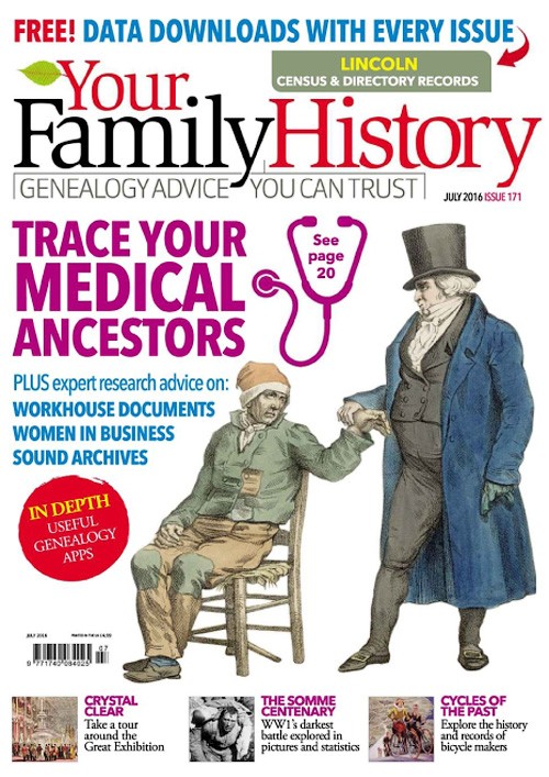 Your Family History - July 2016