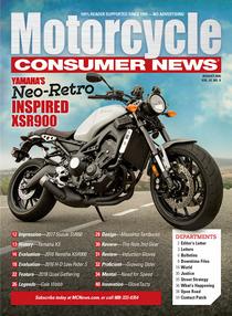 Motorcycle Consumer News - August 2016 - Download