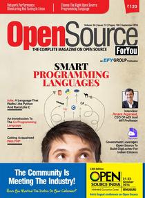 Open Source For You - September 2016 - Download