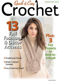 Quick & Easy Crochet - September 2016 - Download