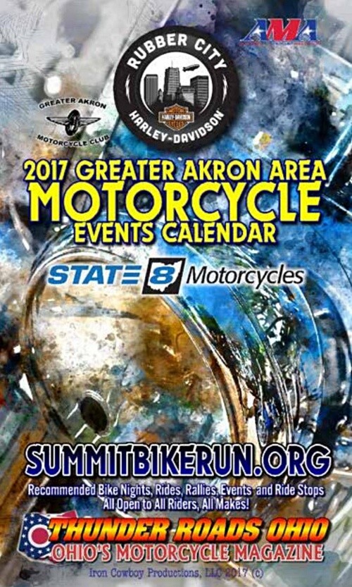 Thunder Roads Ohio - Greater Akron Area Motorcycle Events Calendar 2017