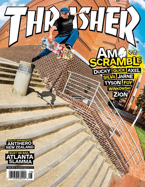 Thrasher Skateboard Magazine - August 2017