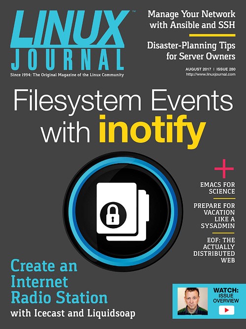 Linux Journal - August 2017