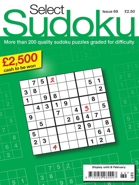 Select Sudoku - Issue 69 2018