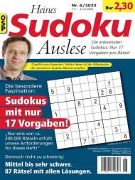 Heines Sudoku Auslese - Nr 6 2023 - Download
