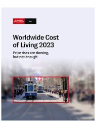 The Economist Intelligence Unit - Worldwide Cost of Living 2023 - Download