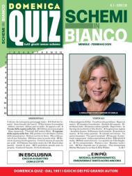 Domenica Quiz Schemi in Bianco - Febbraio 2024 - Download