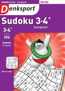 Denksport Sudoku 3-4* kampioen – 03 februari 2022 - Download