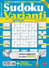 Sudoku Varianti – marzo 2022 - Download
