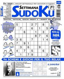 Settimana Sudoku – 09 marzo 2022 - Download