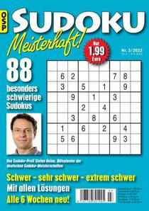 Sudoku Meisterhaft - Nr.3 2022 - Download