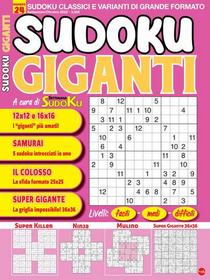 Sudoku Giganti – agosto 2022 - Download