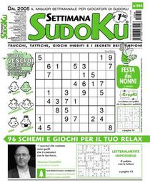Settimana Sudoku – 28 settembre 2022 - Download