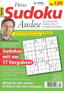 Heines Sudoku Auslese - Nr.9 2022 - Download
