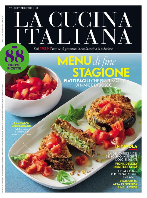 La Cucina Italiana – Settembre 2015