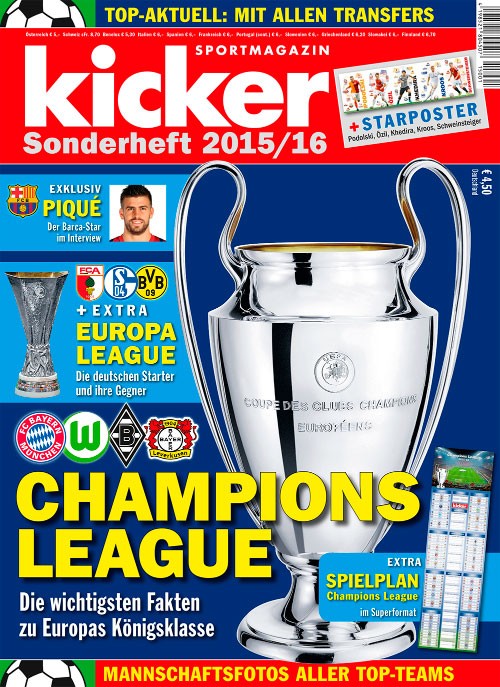 Kicker Sportmagazin - Sonderheft 2015/16
