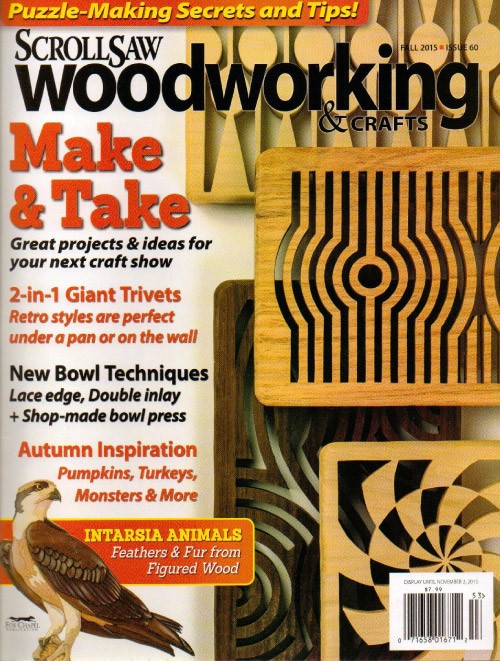 Scrollsaw Woodworking Crafts 60 Fall 2015 - Download