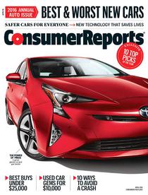 Consumer Reports - April 2016 - Download