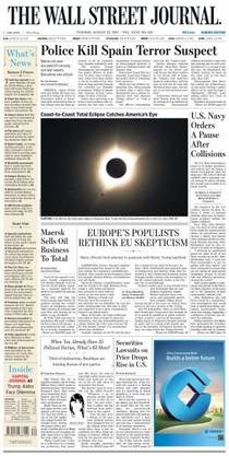 The Wall Street Journal Europe — 22 August 2017 - Download