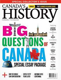 Canada’s History – June-July 2017 - Download
