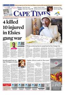 Cape Times — May 3, 2017 - Download