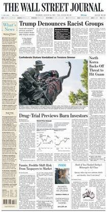 The Wall Street Journal — 15 August 2017 - Download