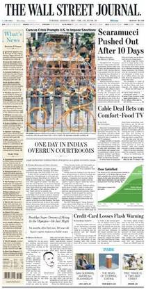 The Wall Street Journal — 1 August 2017 - Download