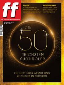 ff Das Sudtiroler Wochenmagazin — 30 November 2017 - Download